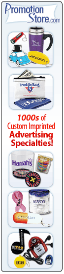 Custom Logo Imprinted Ad Specialties and Promotional Products